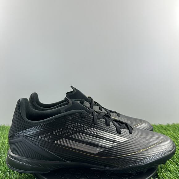 Adidas F50 League TF Men Size 10.5 Black Turf Football Soccer Shoes IF1337 NEW
